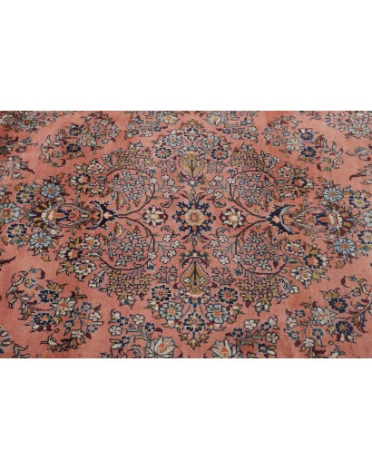 Tappeto Sarough Persia azzurro bianco 338x486