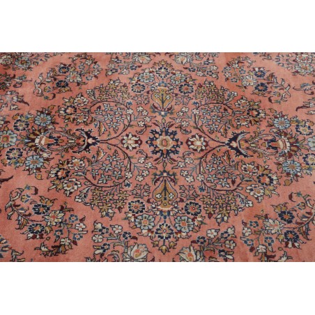 Tappeto Sarough Persia azzurro bianco 338x486