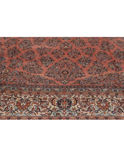 Tappeto Sarough Persia azzurro bianco 338x486