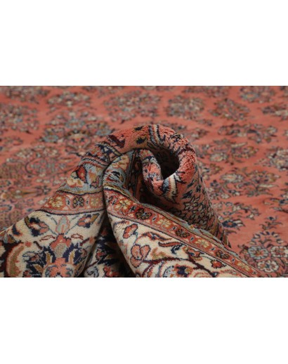 Tappeto Sarough Persia azzurro bianco 338x486