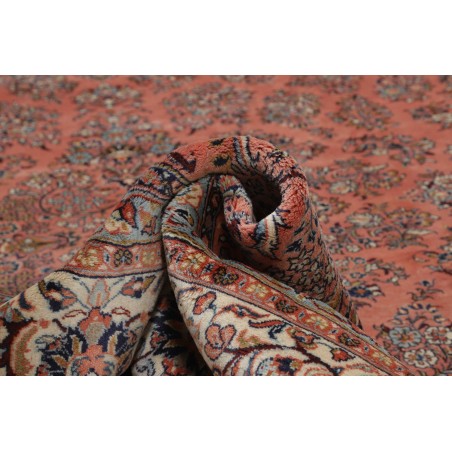 Tappeto Sarough Persia azzurro bianco 338x486