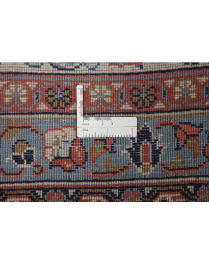Tappeto Sarough Persia azzurro bianco 338x486
