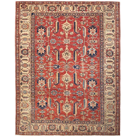 Tappeto Kazak Fine Pakistan rosso grigio 248x322