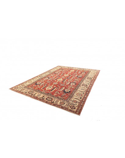 Tappeto Kazak Fine Pakistan rosso grigio 248x322