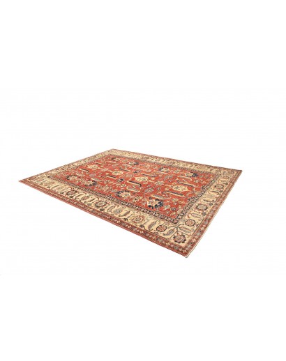 Tappeto Kazak Fine Pakistan rosso grigio 248x322