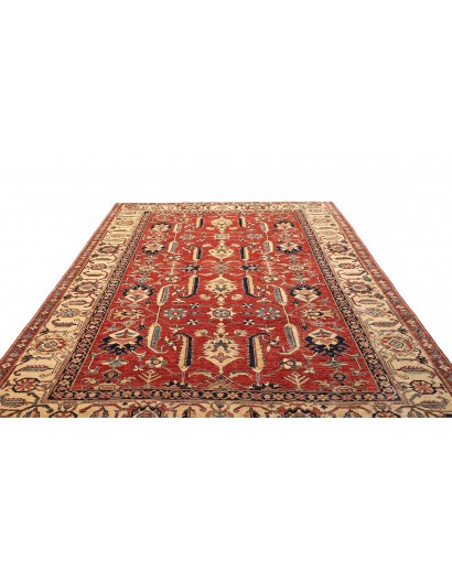 Tappeto Kazak Fine Pakistan rosso grigio 248x322