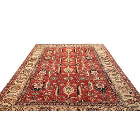 Tappeto Kazak Fine Pakistan rosso grigio 248x322