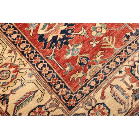 Tappeto Kazak Fine Pakistan rosso grigio 248x322