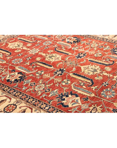 Tappeto Kazak Fine Pakistan rosso grigio 248x322