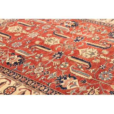 Tappeto Kazak Fine Pakistan rosso grigio 248x322