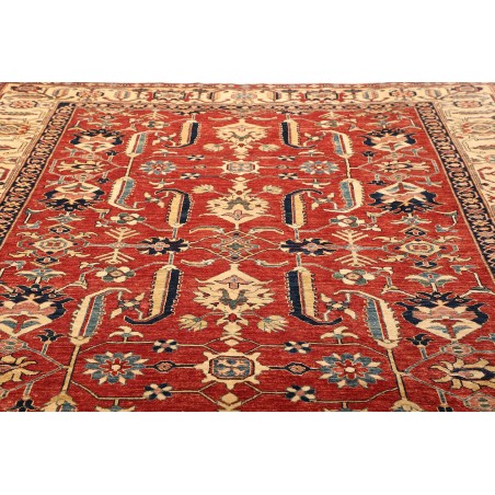Tappeto Kazak Fine Pakistan rosso grigio 248x322