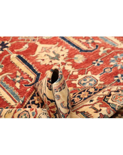 Tappeto Kazak Fine Pakistan rosso grigio 248x322