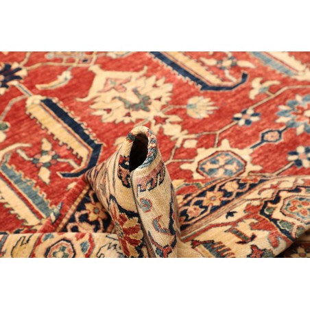 Tappeto Kazak Fine Pakistan rosso grigio 248x322