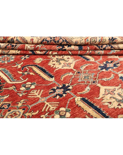 Tappeto Kazak Fine Pakistan rosso grigio 248x322