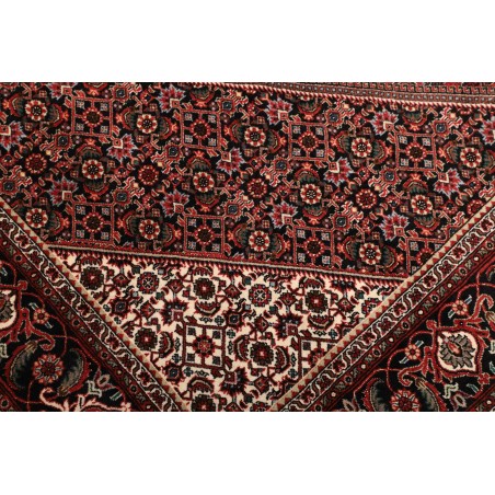 Tappeto Bidjar con seta Persia grigio viola 168x246