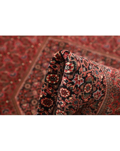 Tappeto Bidjar con seta Persia grigio viola 168x246