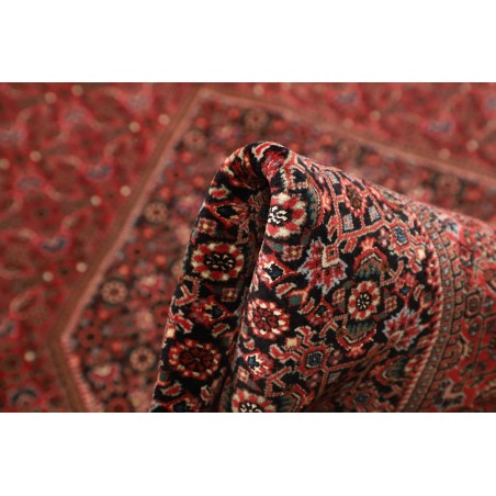 Tappeto Bidjar con seta Persia grigio viola 168x246