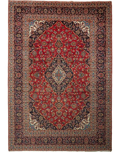 Tappeto Ardakan Persia marrone blu 245x355