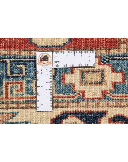 Tappeto Kazak Fine Pakistan rosso grigio 148x191