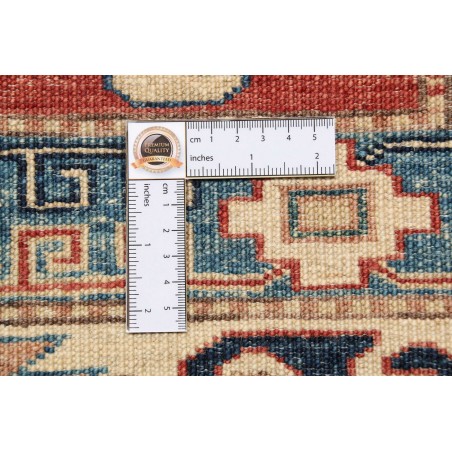 Tappeto Kazak Fine Pakistan rosso grigio 148x191