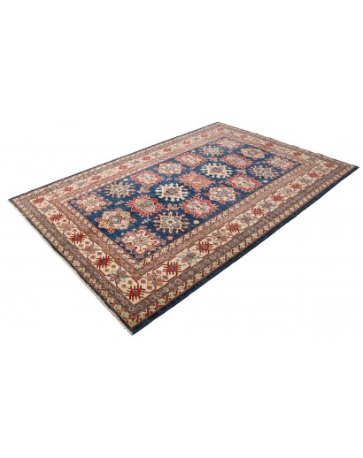 Tappeto Kazak Fine Pakistan azzurro marrone 172x247