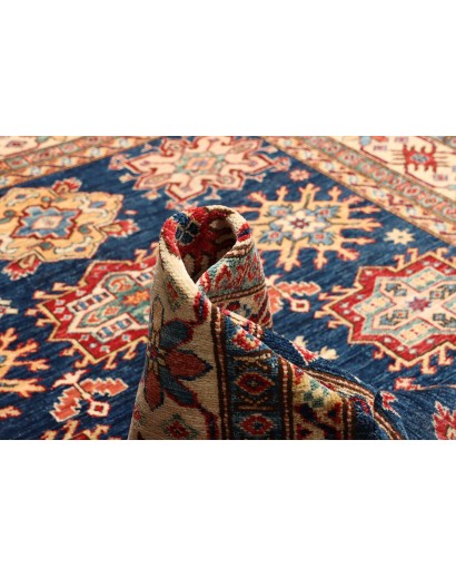 Tappeto Kazak Fine Pakistan azzurro marrone 172x247