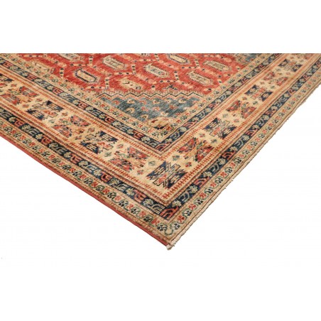 Tappeto Kazak Fine Pakistan marrone grigio 204x308