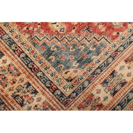 Tappeto Kazak Fine Pakistan marrone grigio 204x308