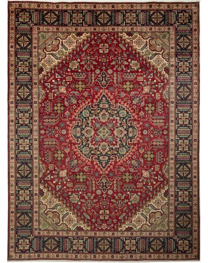 Tappeto Tabriz Persia marrone 248x337