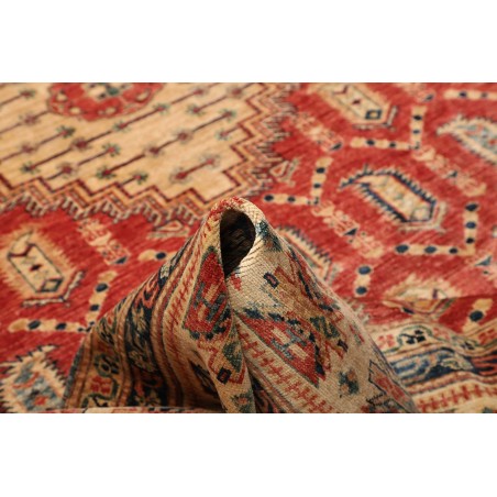 Tappeto Kazak Fine Pakistan marrone grigio 204x308