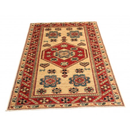 Tappeto Kazak Fine Pakistan marrone grigio 102x155