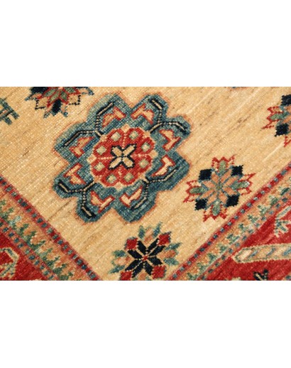 Tappeto Kazak Fine Pakistan marrone grigio 102x155