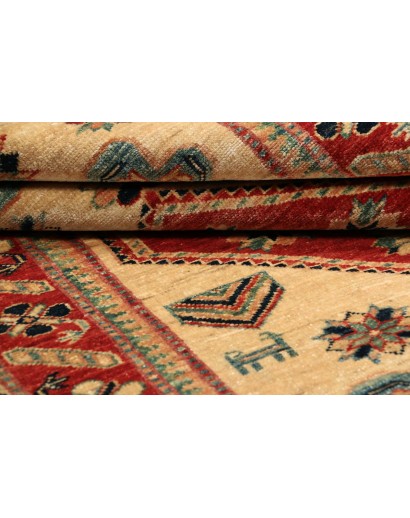 Tappeto Kazak Fine Pakistan marrone grigio 102x155