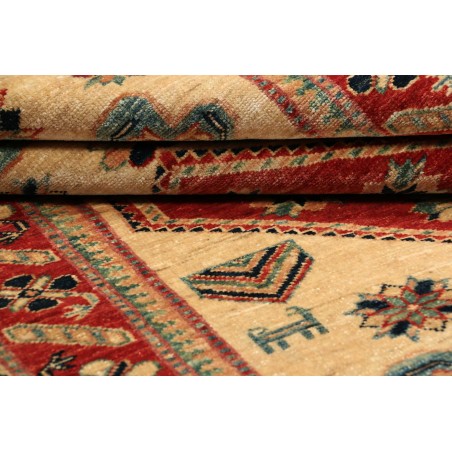 Tappeto Kazak Fine Pakistan marrone grigio 102x155