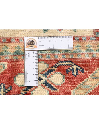 Tappeto Kazak Fine Pakistan marrone grigio 102x155