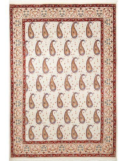 Tappeto Ilaam Persia bianco grigio 144x209