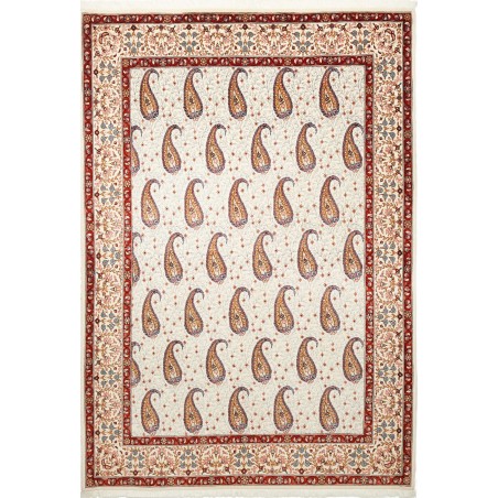 Tappeto Ilaam Persia bianco grigio 144x209