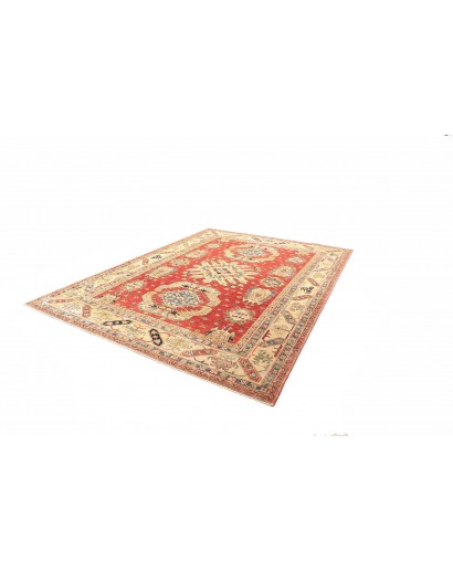 Tappeto Kazak Fine Pakistan marrone grigio 240x314