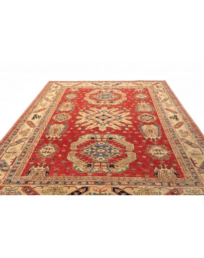 Tappeto Kazak Fine Pakistan marrone grigio 240x314