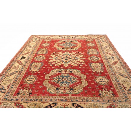 Tappeto Kazak Fine Pakistan marrone grigio 240x314