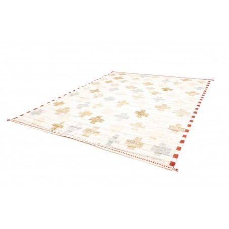 Tappeto bianco marrone 257x315