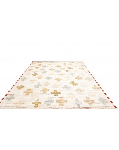 Tappeto bianco marrone 257x315