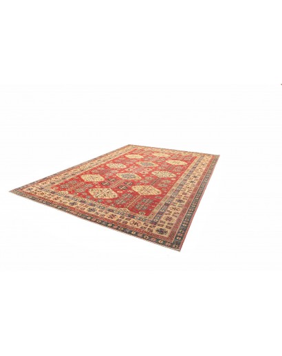 Tappeto Kazak Fine Pakistan rosso marrone 274x374