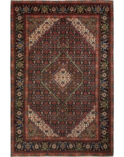 Tappeto Tabriz Persia grigio marrone 200x303