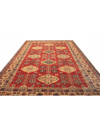 Tappeto Kazak Fine Pakistan rosso marrone 274x374