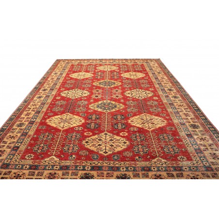 Tappeto Kazak Fine Pakistan rosso marrone 274x374