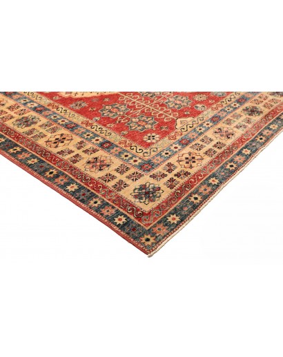 Tappeto Kazak Fine Pakistan rosso marrone 274x374