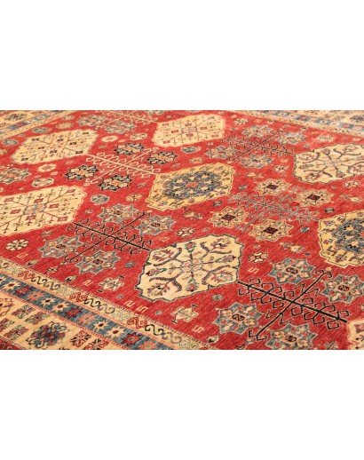 Tappeto Kazak Fine Pakistan rosso marrone 274x374
