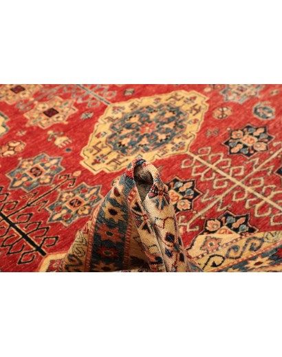 Tappeto Kazak Fine Pakistan rosso marrone 274x374