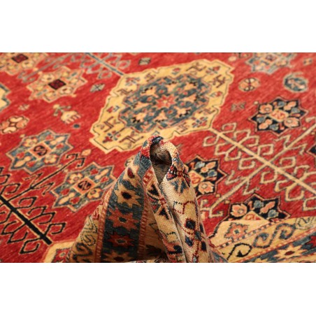 Tappeto Kazak Fine Pakistan rosso marrone 274x374